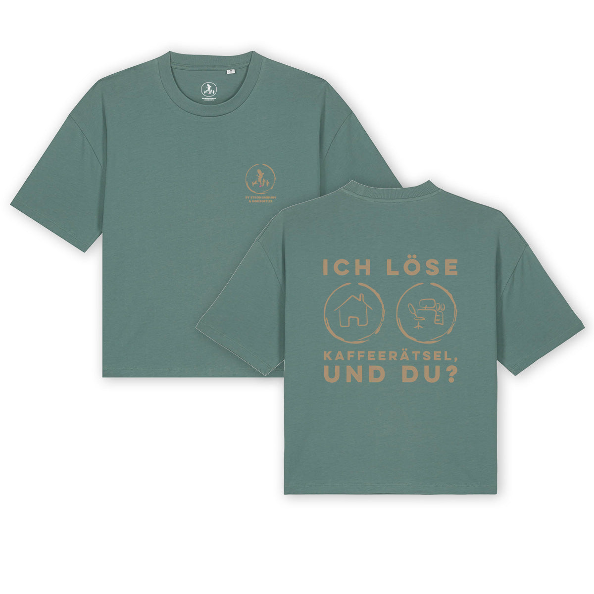 Cropped T-Shirt "Kaffeerätsel"