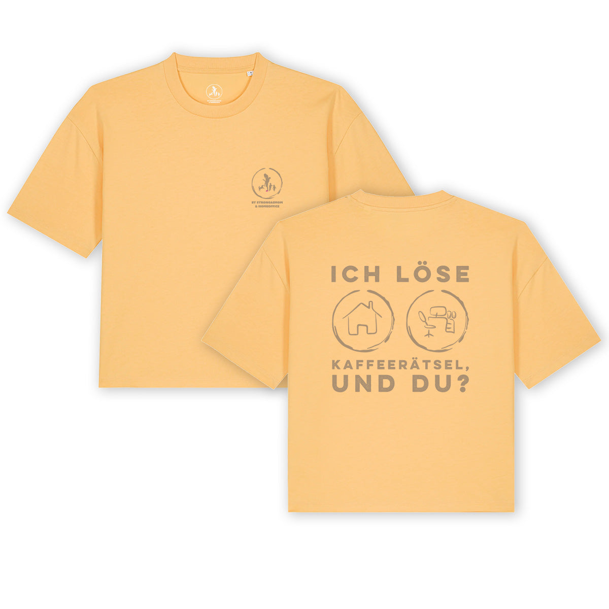 Cropped T-Shirt "Kaffeerätsel"