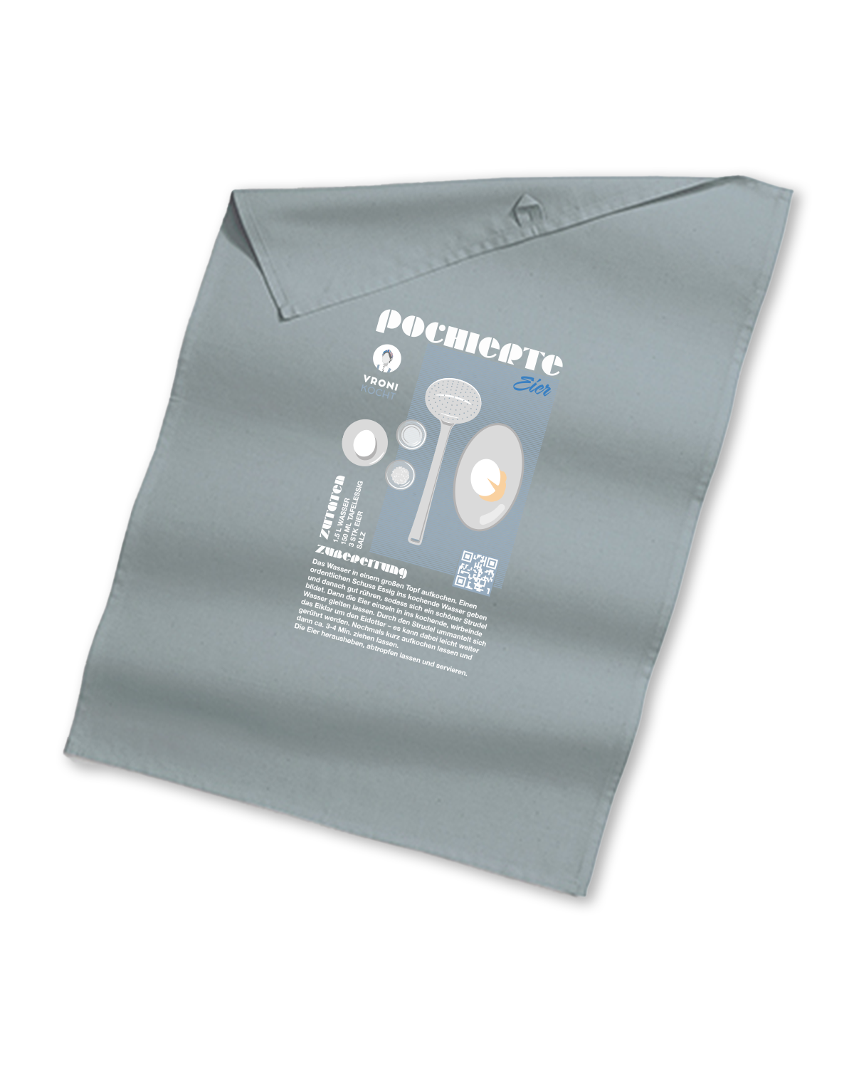 Geschirrtuch "Pochierte Eier"