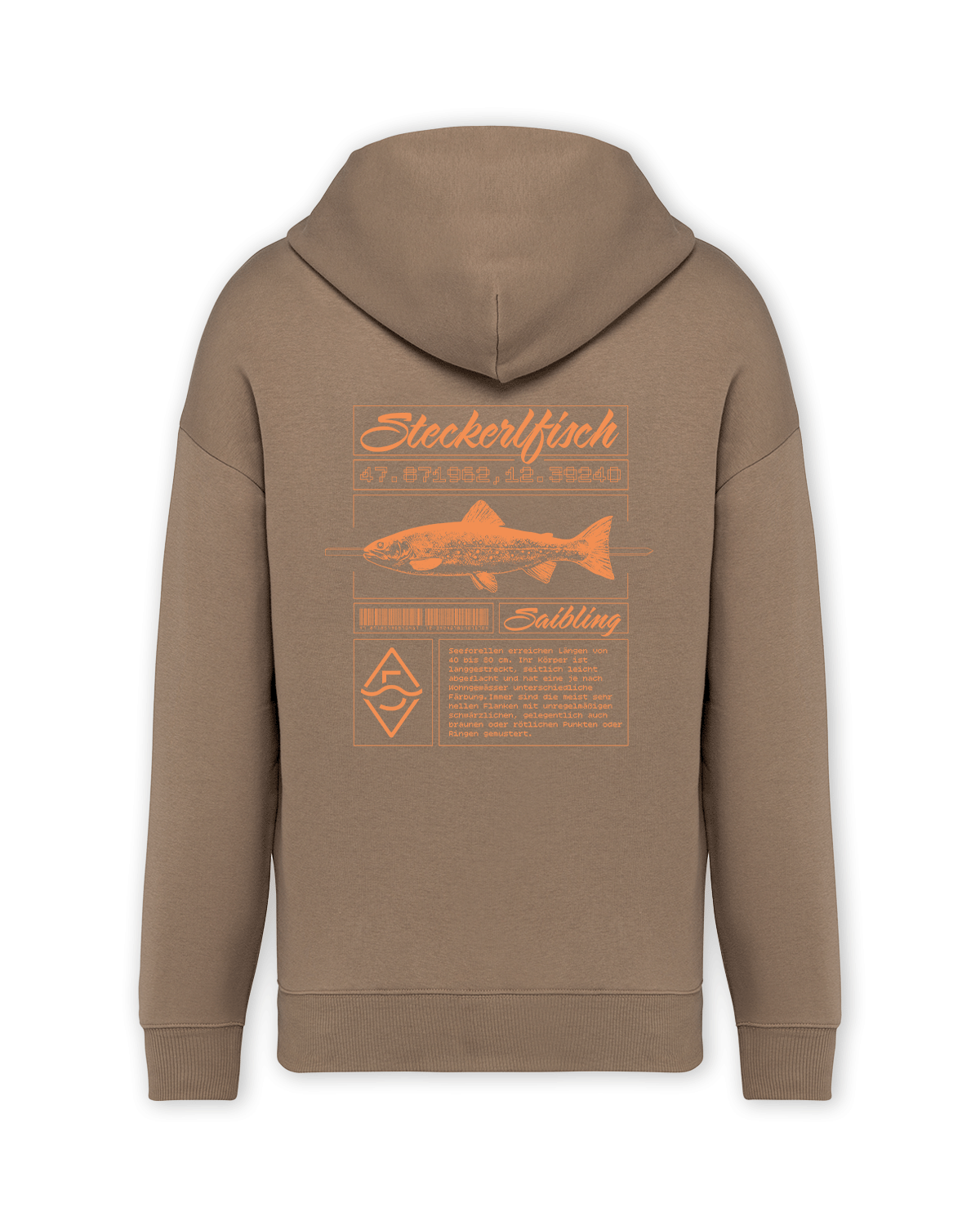 Hoodie "Steckerlfisch" Driftwood