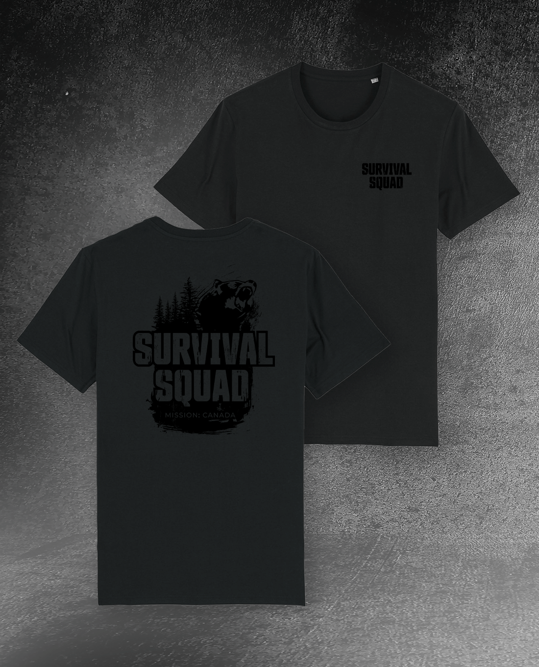 T-SHIRT "SURVIVAL SQUAD" BÄR