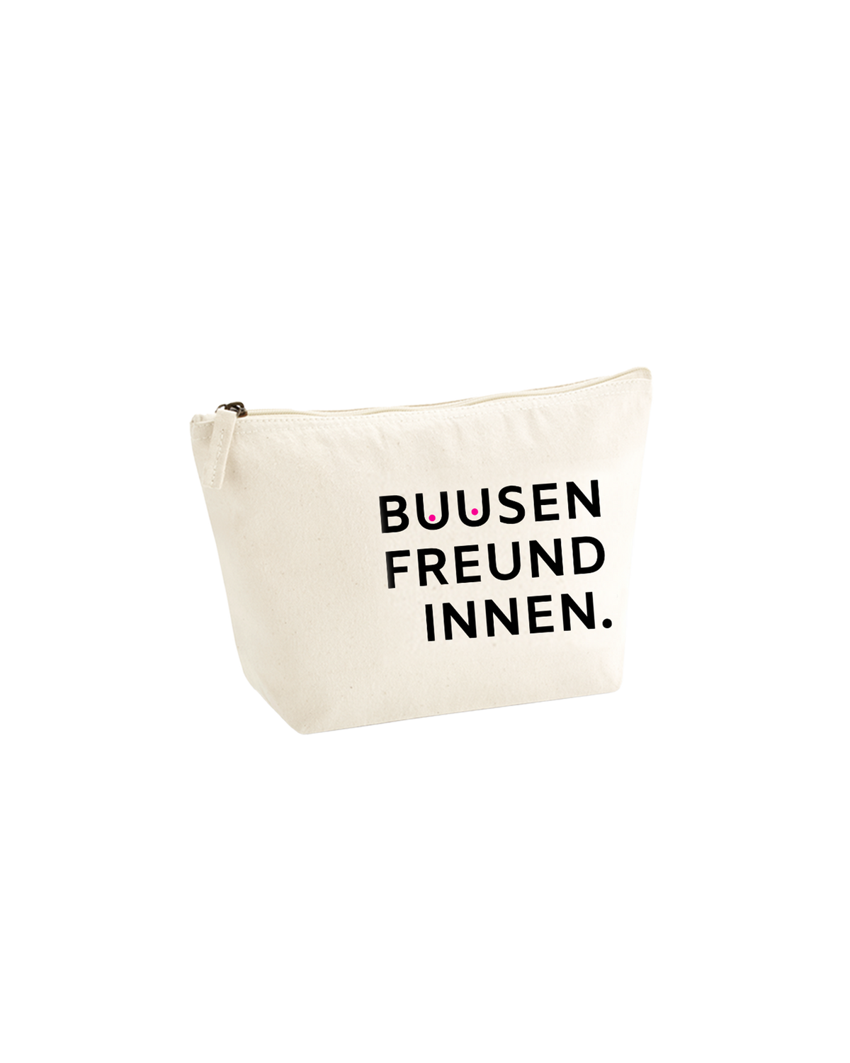 Kosmetiktasche "BUUSENFREUNDINNEN." natural