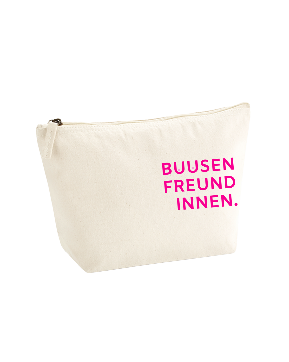Kosmetiktasche "BUUSENFREUNDINNEN." natural